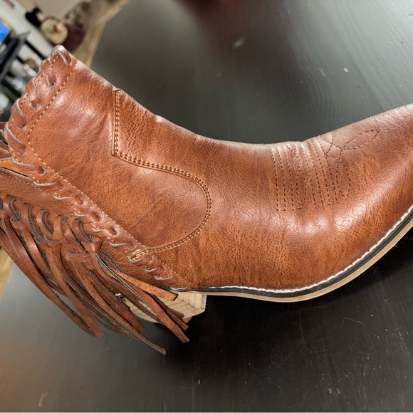 Natural Reflections Cowboy Bootie - Picture 3 of 5